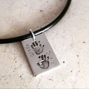 HAND OR FOOT PRINT DOG TAGS from £90.00