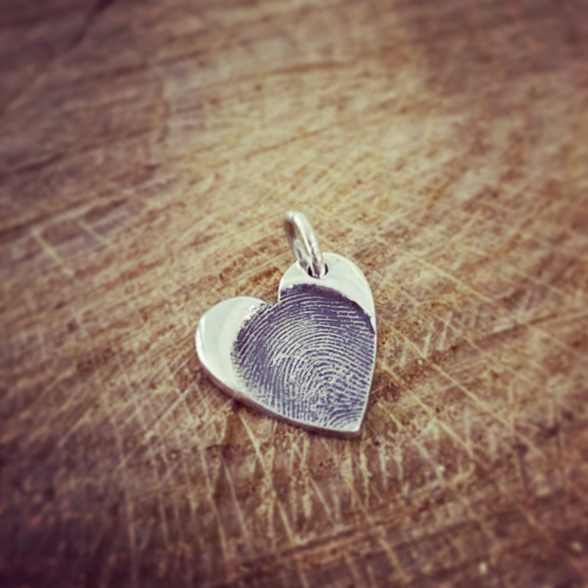 Silver discount heart charm