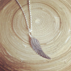 Sterling Silver Angel Wing Pendant