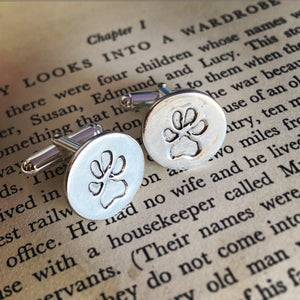 Paw Print Cufflinks