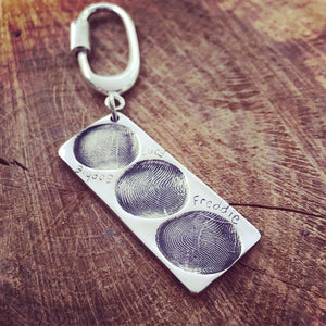 triple fingerprint keyring