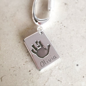 Hand print Foot Print Keyring