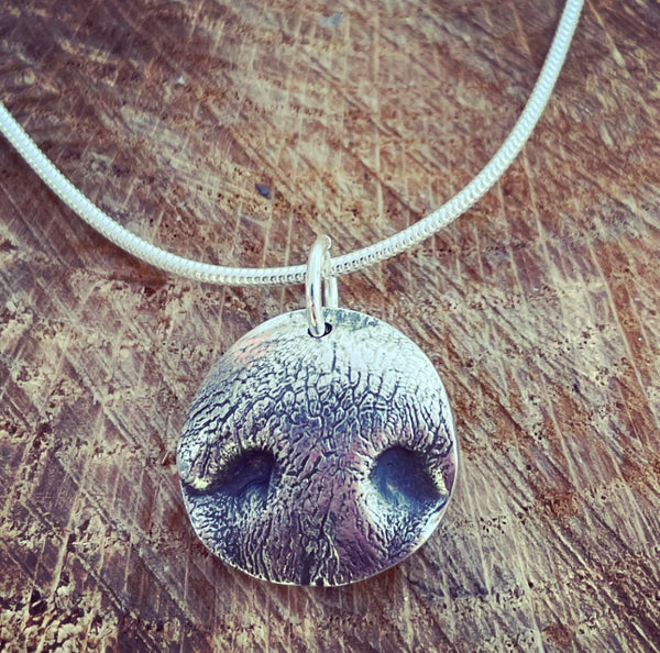 Dog Nose Print Pendant