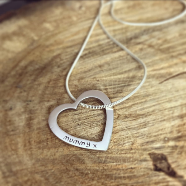 Personalised Heart Necklace