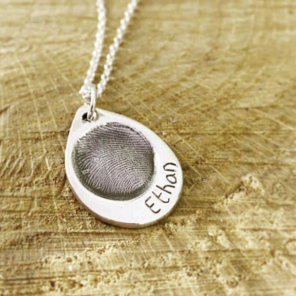large teardrop fingerprint