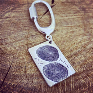 double fingerprint keyring